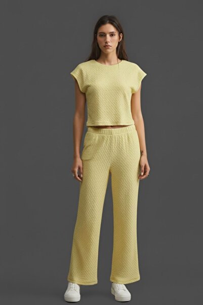 HAKKE Lunella Gofre Alt-Üst TAKIM