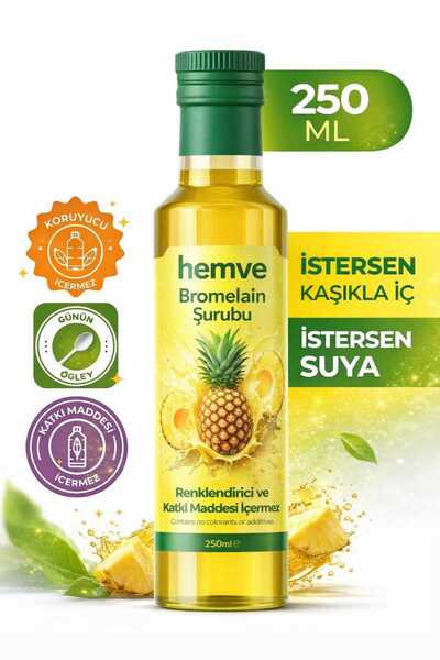 HEMVE Bromelain Ananas İçeren Detox Şurubu