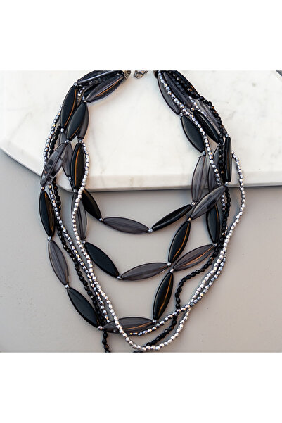 MOONGLOW ACCESSORIES Colier Black