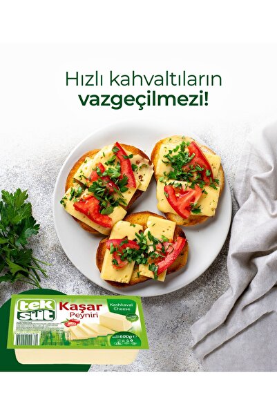 Teksüt ( 1 ADET ) Teksüt Taze Kaşar Peyniri 600 gr