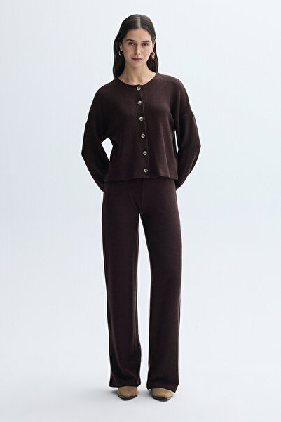 Mudo بنطلون واسع الساقين بخصر مطاطي