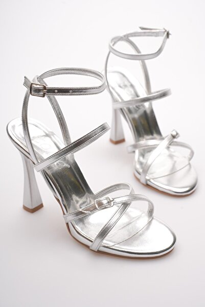 moon glow Pantofi de seara de culoare argintie pentru femei pentru nunta, nun...