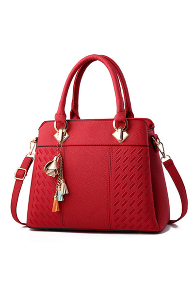 OEM Γυναικεία Τσάντα με λουράκι ώμου, δύο σταθερές λαβές, πολλαπλές θήκες, με...