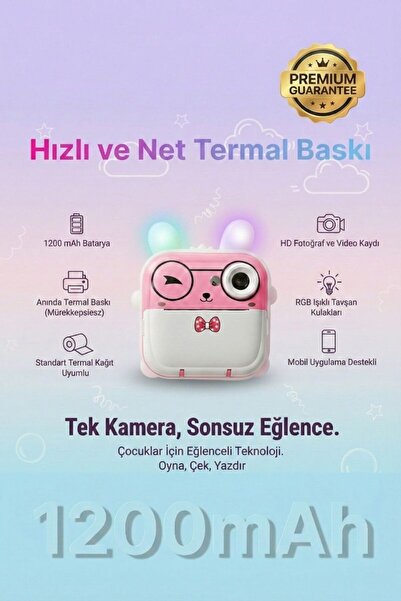 Q5 Çocuk Kamerası – Sevimli Tasarım, HD Fotoğraf Çekimi, Eğitici ve Eğlenceli PEMPE