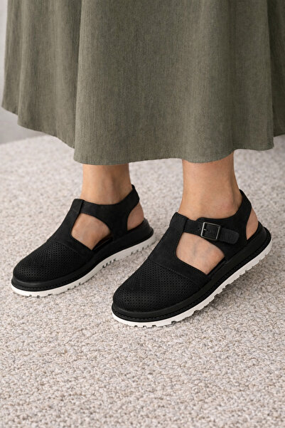 POTEEN Γυναικεία σανδάλια Ofi με ανατομική σόλα και πόρπη, καθημερινά μαλακά ...