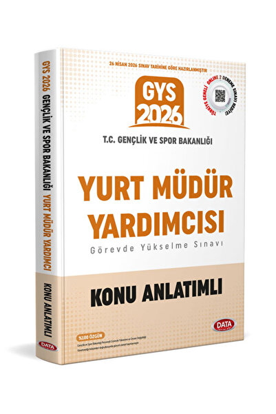 Data Yayınları 2026 GYS Gençlik ve Spor Bakanlığı YURT MÜDÜR YARDIMCISI Görev...
