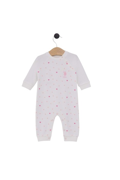 U.S. Polo Assn. Kids US POLO KALP DETAILLI PATİKSİZ TULUM Krem