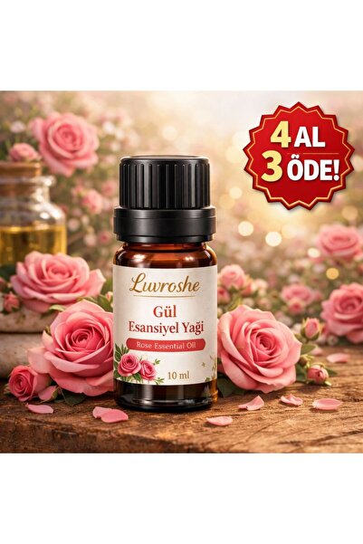 exocare GÜL Esansiyel Uçucu Koku Yağı Buhurdanlık Difüzör Esansı oda banyo ve...