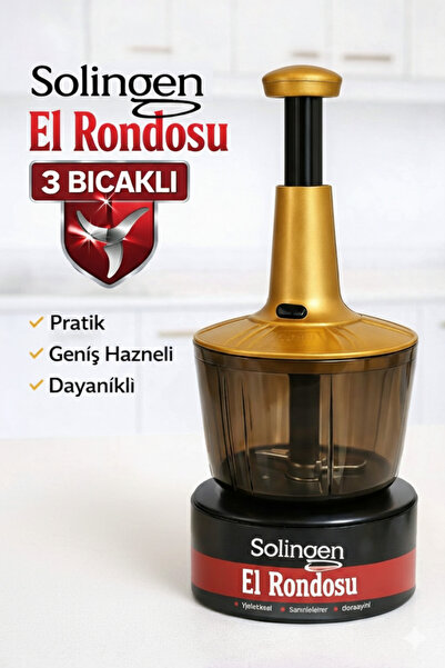 ABAS سكين روندو يدوي من الفولاذ المقاوم للصدأ من سولينغ الألماني - متين وعملي...