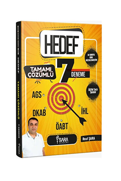 Şara Akademi 2026 ÖABT MEB-AGS Din Kültürü ve Ahlak Bilgisi Hedef 7 Deneme Çö...