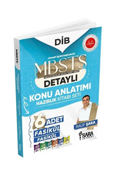 Şara Akademi 2026 MBSTS Konu Anlatımı 6 Fasikül - Rauf Şara