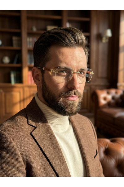 MONAL EYEWEAR Wooden Engraved Blue Light Protection Daily Life Glasses