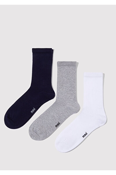 Mavi 3lü Soket Çorap 0911173-70490