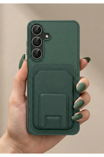 Rivor Galaxy S25 Fe Compatible Case with Camera Protrusion, Wallet Card Holde...