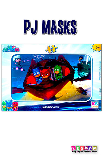 Ks Games Ks Pj Masks Pijamaskeliler Frame Puzzle Yapboz 24 Parça