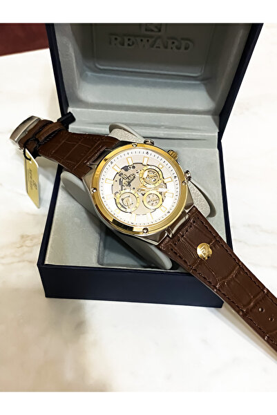 Reward Marka Orjinal 2 Yıl Garantili Deri Kordon Erkek Kol Saati