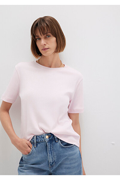 Mavi Pembe Basic Tişört Semi Slim Fit / Yarı Dar Kesim 1612916-89200