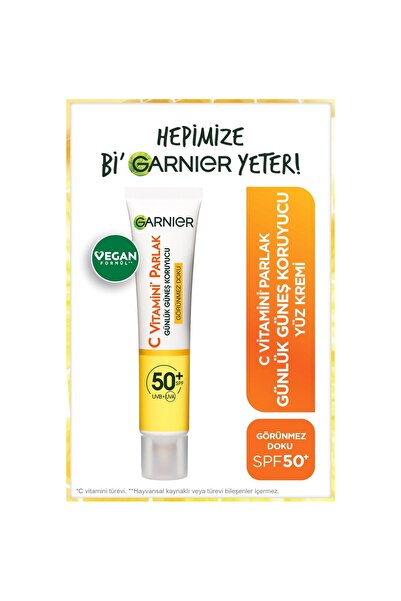 Hype Store C Vitamini Parlak Günlük Güneş Koruyucu Fluid Yüz Kremi Görünmez S...