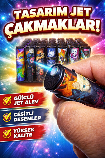 DoğanÇakmak Çakmak 5 li set jet rüzgar çakmak