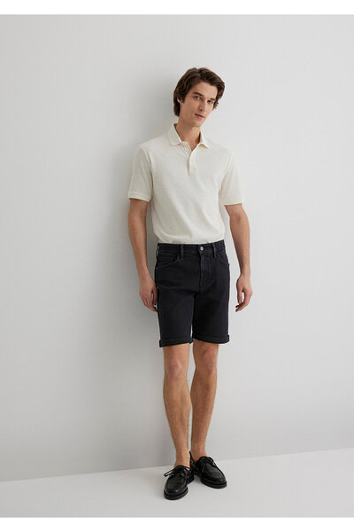 Mavi Brian Street Dunkelgraue Jeansshorts 0418484559