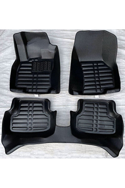 Drs Tuning Volkswagen Golf 7 Uyumlu 2012-2020 5D Havuzlu Karbon Dizayn Paspas...