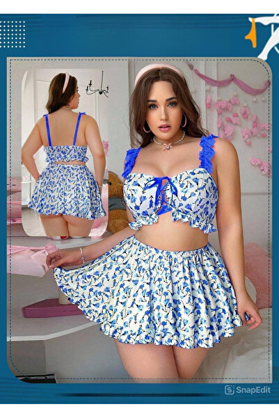 Generic Women's two-piece babydoll lingerie set, elegant and soft design