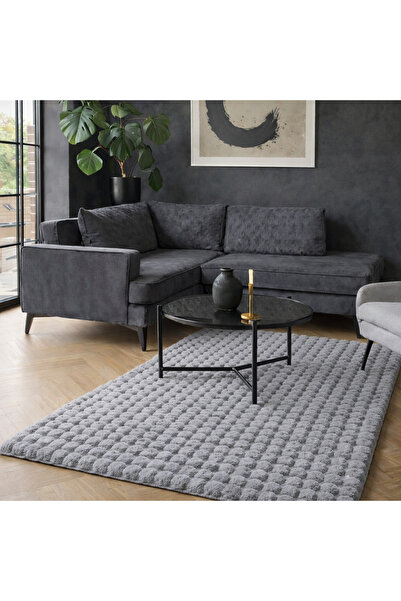 Frt Export FRT Dekoratif Bubble Tüylü Yumuşak Peluş Kaymaz Yıkanabilir Salon ...