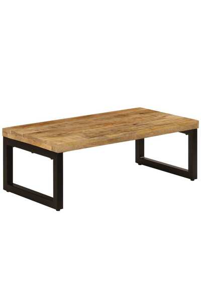 Concept Masă de cafea, 100x50x35 cm, lemn masiv de mango și oțel