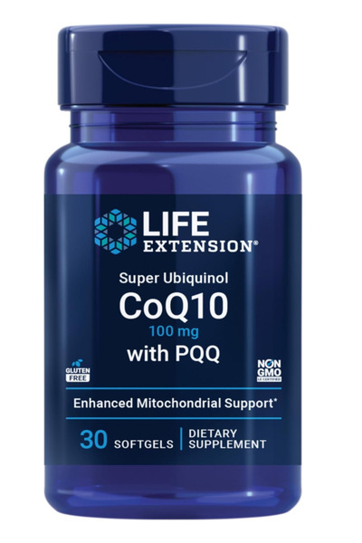 Life Extension Super Ubiquinol CoQ10 with PQQ, coenzyme Q10, pyrroloquinoline...