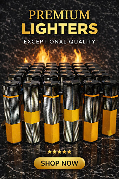 DoğanÇakmak Çakmak 5 li set altıgen tasarım jet rüzgar çakmak