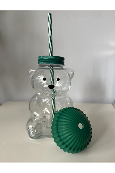 OzzConcept Bearista Cam Premium Pipetli Bardak/Tumbler