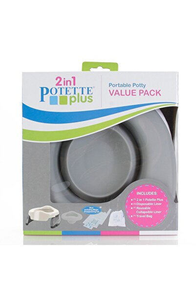 Potette Plus Portatif Lazımlık , Tuvalet Adaptörü , Eğitici Oturak Komple Set