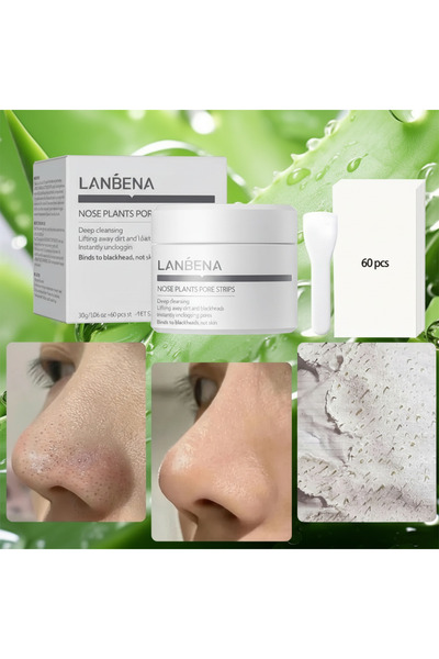 LANBENA Mască Cremă pentru Îndepărtarea Punctelor Negre Cu Aloe Vera Curățare profundă a porilor