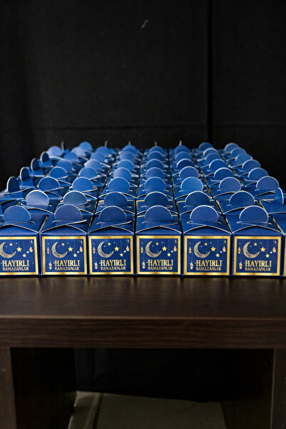 Dekals Minik Boy Ramazan Ayı Temalı Hurma Paketleme Kutusu Şeker Lokum Kutusu...