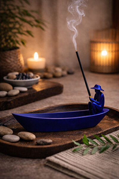 Otscraft Studio Tekne Formlu Dekoratif Tütsülük – Zen Seri