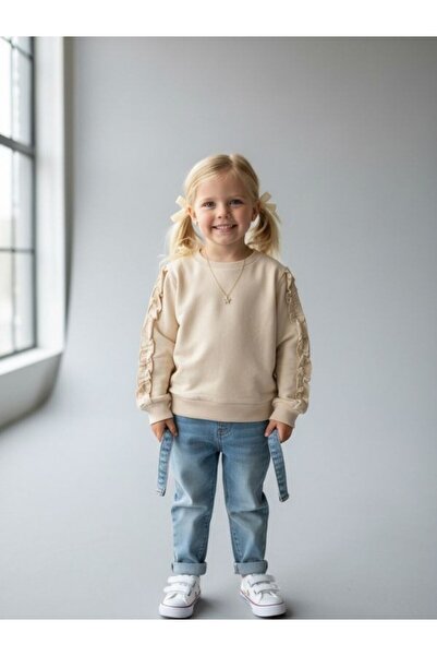 Zekids Κοριτσίστικη μπλούζα με βολάν μανίκια