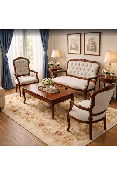 murat market plaza Lükens Oymalı Koltuk Takımı