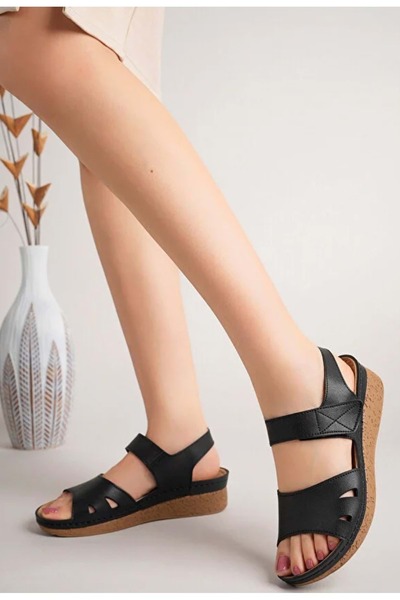 Kocamanlar Ayakkabı Aryan 101-990 D.R Recommended Orthopedic Women's Sandals ...