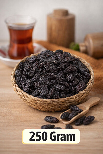 ÜLKÜ KURUYEMİŞ (250 GR) Siyah Yumuşak Besni Üzümü Hediyelik Tatlı Atıştırmalık