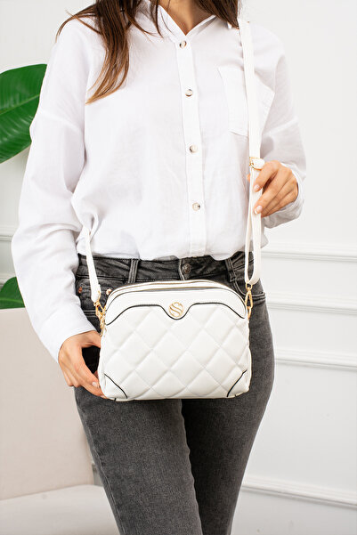 Sanmorris Women's Adjustable Cross Strap 4 Compartment Shoulder and Crossbody...