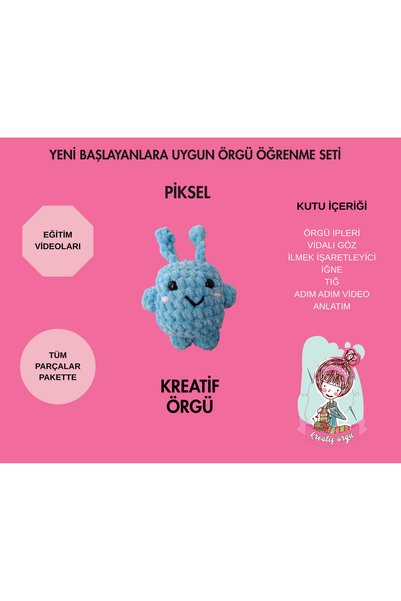 KREATİF TASARIM Pixel Knitting Learning Kit