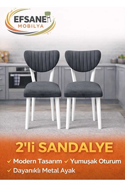 Efsane i.E.G ELMA SANDALYE 2 ADET MUTFAK YEMEK ODASI SALON BALKON BAHÇE OTEL ...
