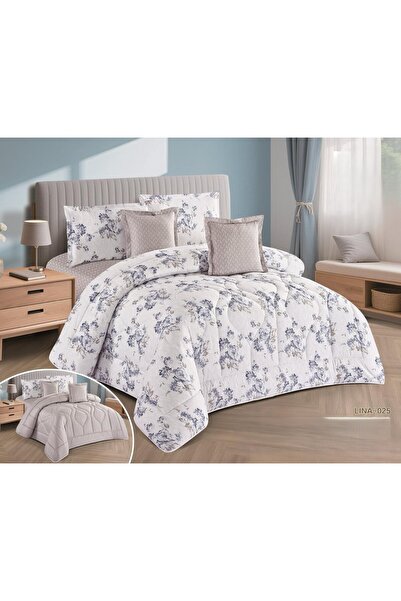 NAJMA Luxurious summer single bedspread with a floral design to give you eleg...