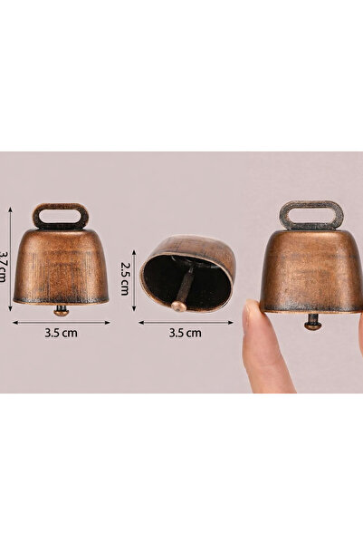 OLİWAM Premium Kalite Metal Koyun Çanı–Kedi Köpek, Müşteri Uyarı Zili Okullar...