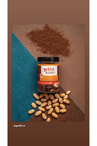 GetFit Glutensiz Ham Kakaolu-yer Fıstıklı Kurabiye