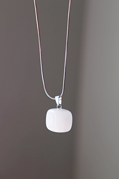 Yenress Collection Ice Cube Necklace Zoktay Moon Stone