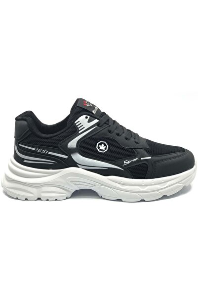 Kids Club Shoes Wanderfull 4334 Men's Sports Shoes Black-White
