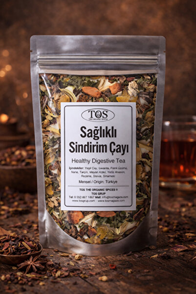 TOS The Organic Spices Sağlıklı Sindirim Çayı 40 gr (1. Kalite) Healthy Diges...