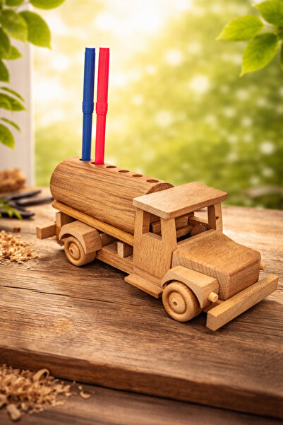 Woodceet AHŞAP KAMYON KALEMLİK SERİSİ