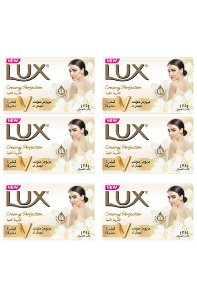 LUX CREAMY SOAP 6x115gm